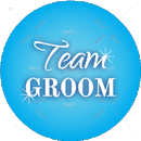 Team Groom Round Badge (58mm) - Parallel Learning