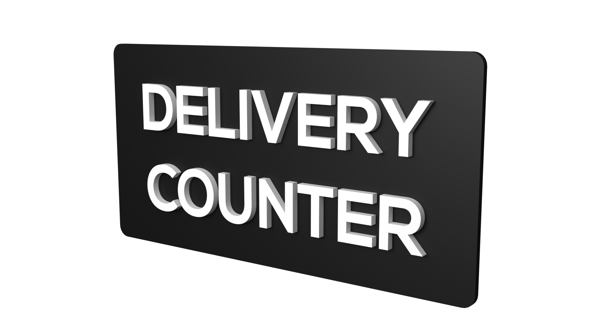 Delivery Counter | Delivery Counter signage | Delivery Counter sign board