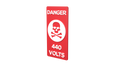 DANGER - 440 VOLTS - 3D ACRYLIC - Parallel Learning