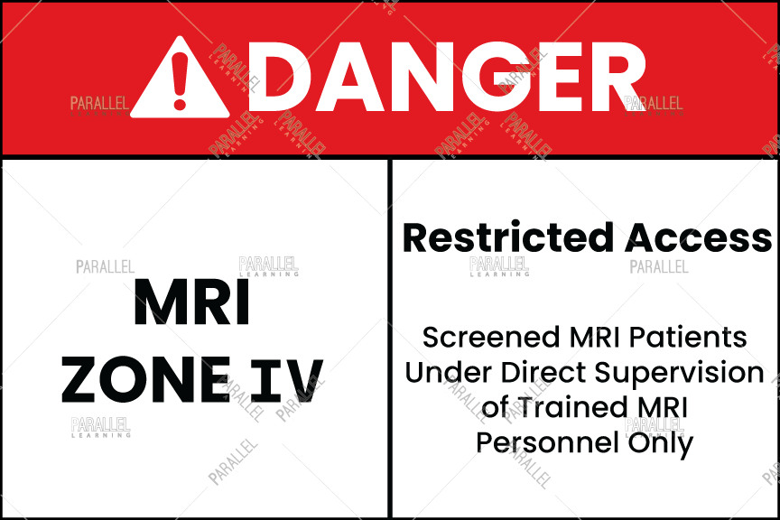 Mri Stickers Danger MRI ZONE | Danger MRI ZONE sticker | Danger MRI ZONE signage