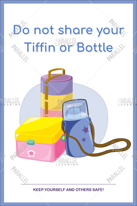 Do no share your tiffin or bottle - Parallel Learning