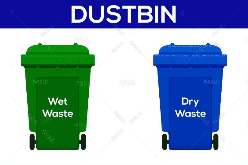 Dustbin dry & wet - Parallel Learning