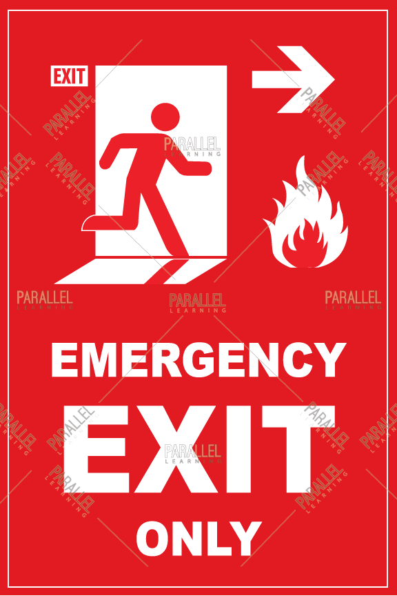 Emergency Exit Red Right - Parallel Learning