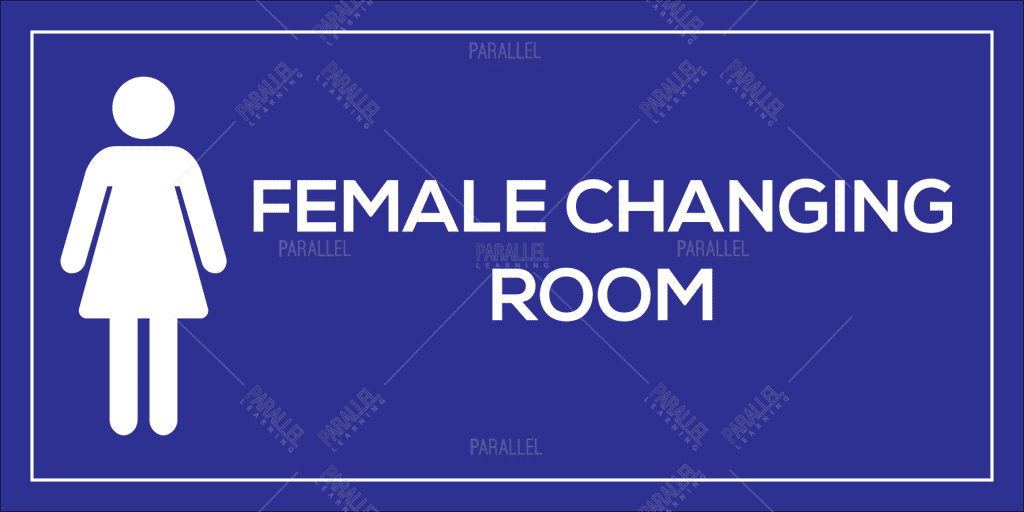 Woman Changing Sign Female Changing Room | Female Changing Room signage