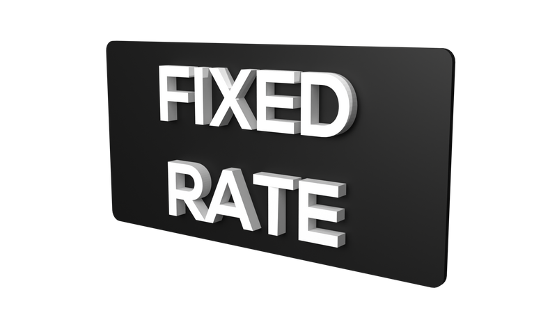 Fixed Rates Png Fixed Rate Signage | Fixed Rate sign board