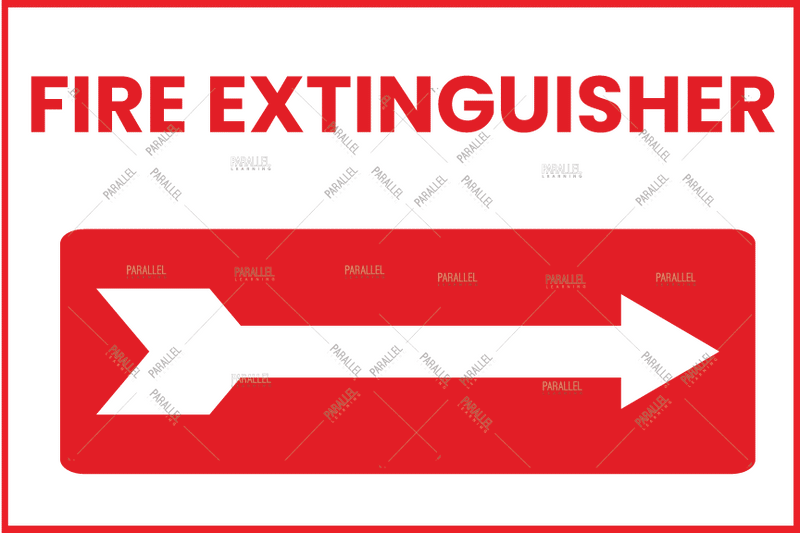Fire Extinguisher Right Arrow - Parallel Learning
