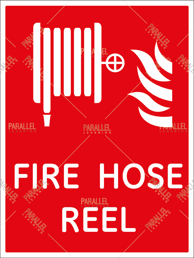 Hose Sticker Fire Hose Reel | Fire Hose Reel signage | Fire Hose Reel sticker & poster