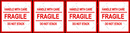 Fragile -Handle with care- Pack of 4 - Parallel Learning