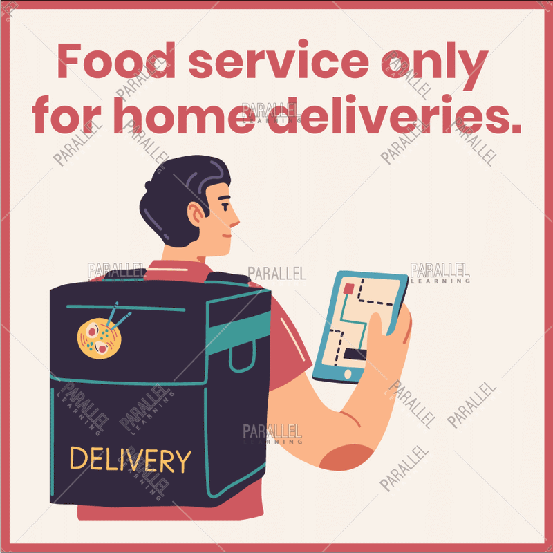Food Service for Home Deliveries - Parallel Learning