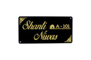 Golden Acrylic Name Plate | Size 10 X 5 inch & 12 X 6 inch_Style_001