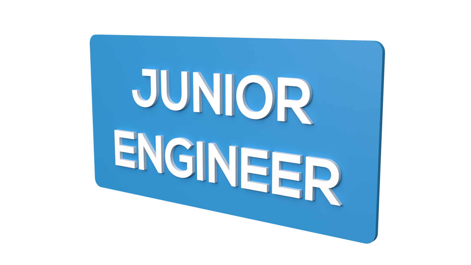 JUNIOR ENGINEER Signage | custom office sign boards