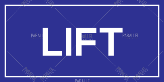 Lift signage | Lift sticker & posters