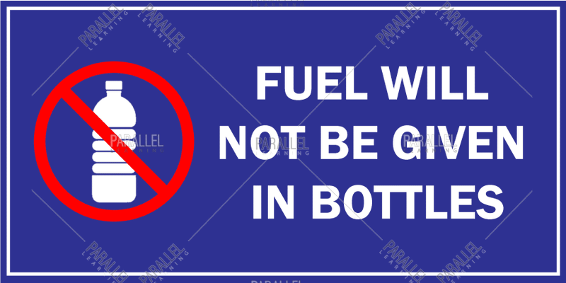 No fuel in bottle - Parallel Learning