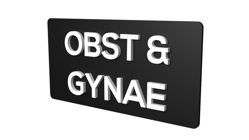 Medical sign board | OBST & GYNAE signboard | Medical Signage