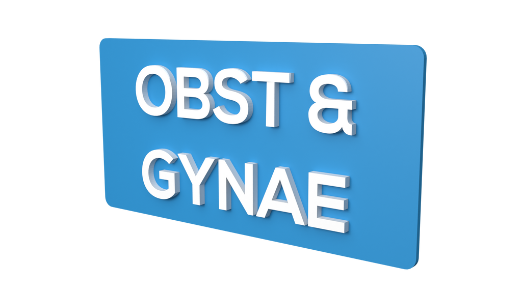 Medical sign board | OBST & GYNAE signboard | Medical Signage