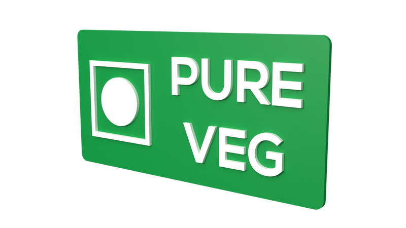 Pure Veg - 3D Acrylic - Parallel Learning