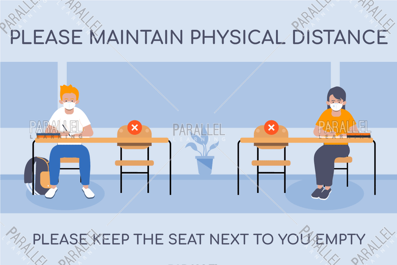 Please Maintain Physical Distance - Parallel Learning