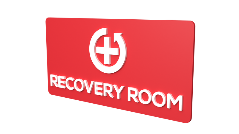 RECOVERY ROOM | RECOVERY ROOM signboard & Signage