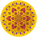 Rangoli Sticker_40 - Parallel Learning