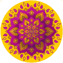 Rangoli Sticker_41 - Parallel Learning