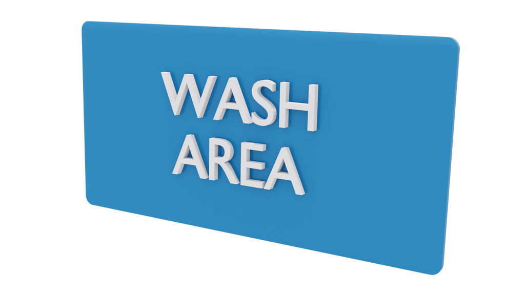 Washing Point Signage Wash Area toilet sign board | Wash Area signage | Wash Area signboard