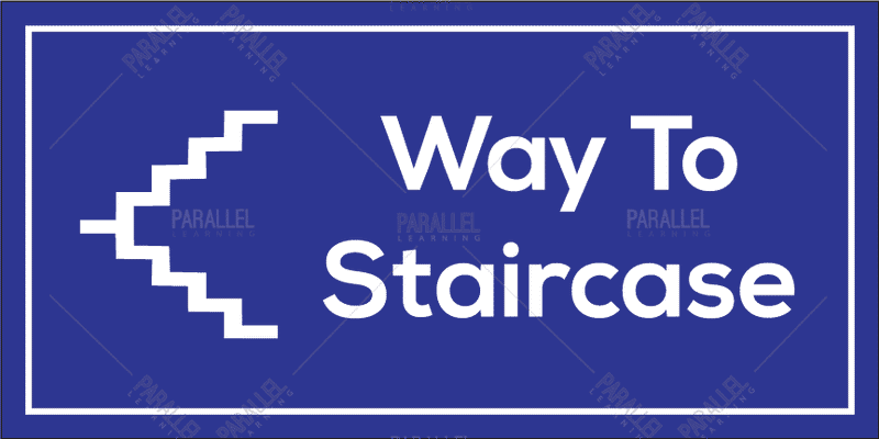 Way to staircase - Parallel Learning
