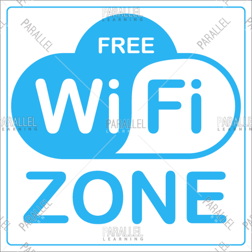 Free WiFi Zone signage | Free WiFi Zone sticker & posters
