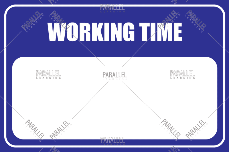 Working Time - Parallel Learning