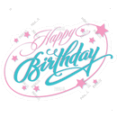 Happy Birthday Cutout - Parallel Learning
