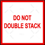 Do Not Double Stack- Pack of 4
