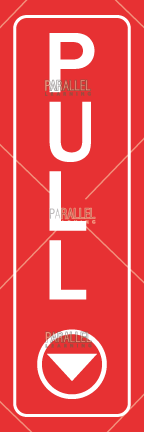 pull signage | Pull sticker | Door sticker | Door signage