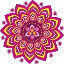 Rangoli Sticker_47 - Parallel Learning