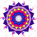 Rangoli Sticker_49 - Parallel Learning