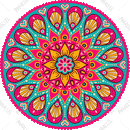 Rangoli Sticker_51 - Parallel Learning