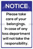 Take care of your belongings - Parallel Learning