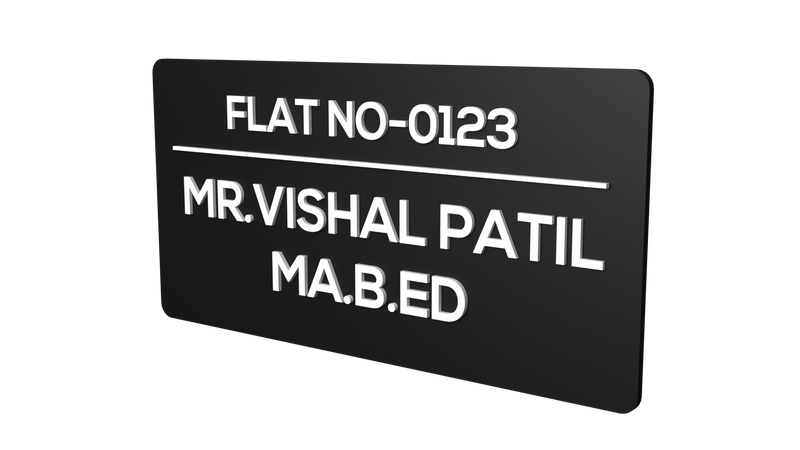 Nameplate | Home nameplate | Flat nameplate - Parallel Learning